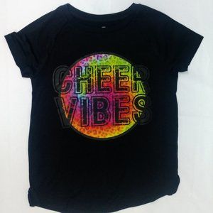 Cheer Vibes Athletic Youth Tee Shirt